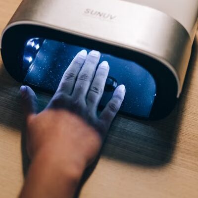Máy hơ gel mini để bàn