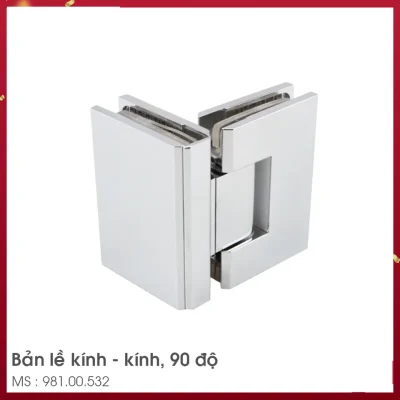 BẢN LỀ KÍNH - KÍNH 90 ĐỘ Hafele 981.00.532