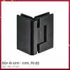 BẢN LỀ KÍNH - KÍNH 90 ĐỘ Màu Đen Hafele 981.77.907