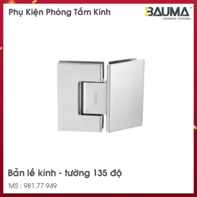 BẢN LỀ 135 ĐỘ BAUMA 981.77.949 Hafele, PVC
