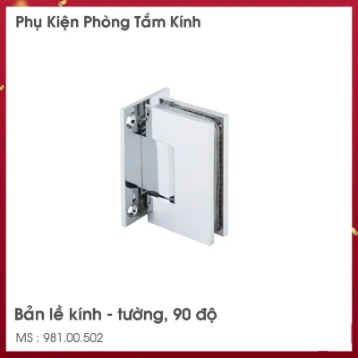 BẢN LỀ KÍNH - TƯỜNG 90 ĐỘ Hafele 981.00.502