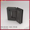 BẢN LỀ KÍNH - KÍNH 135 ĐỘ SS304 PVD đen mờ Hafele 499.05.857