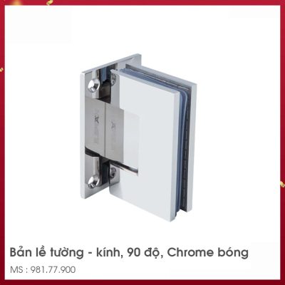 BẢN LỀ KÍNH - TƯỜNG 90 ĐỘ Hafele 981.77.900