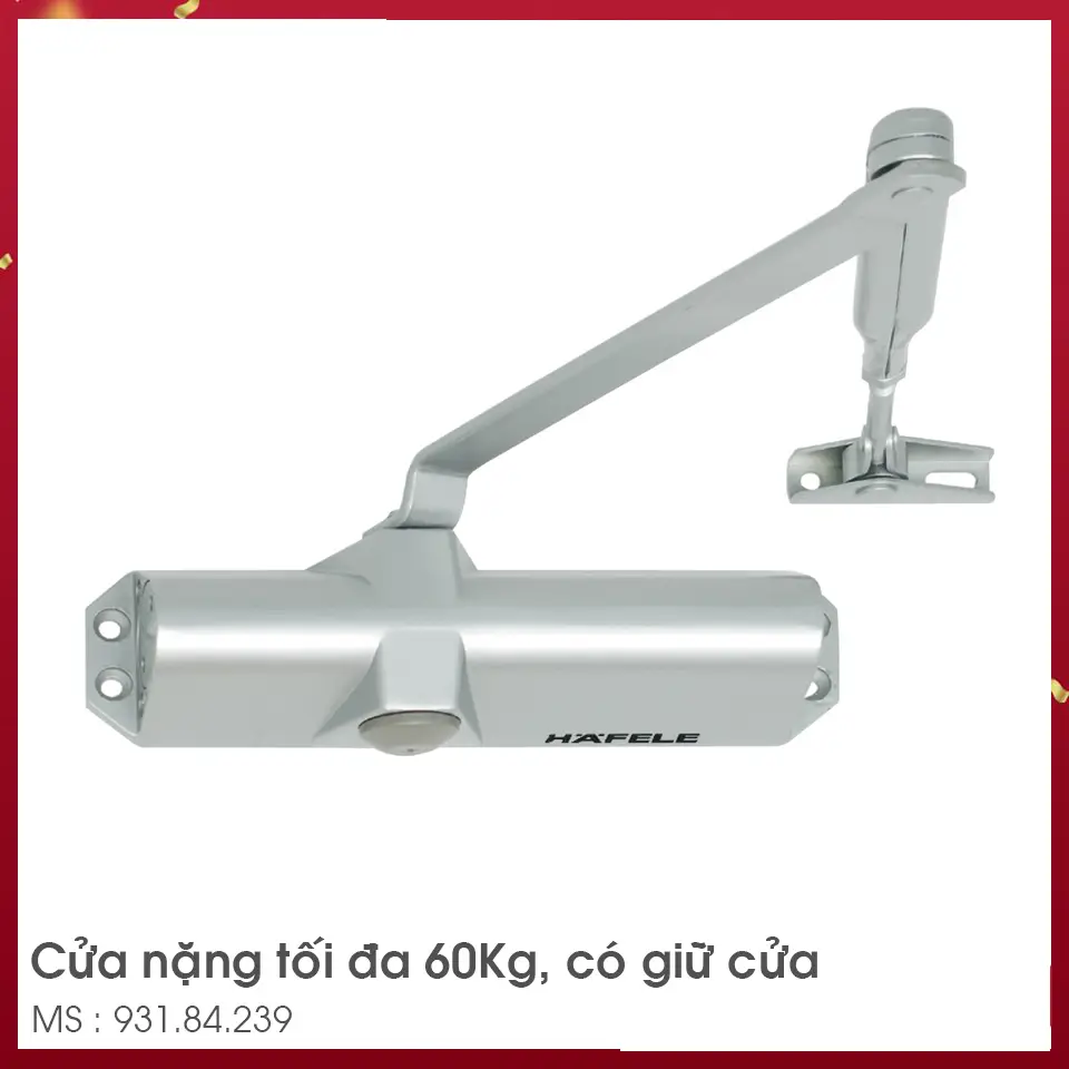 THIẾT BỊ ĐÓNG CỬA TỰ ĐỘNG DCL110 HO Hafele 931.84.239 THIẾT BỊ ĐÓNG CỬA TỰ ĐỘNG DCL110 HO Hafele 931.84.239