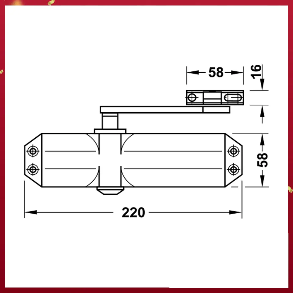 THIẾT BỊ ĐÓNG CỬA TỰ ĐỘNG DCL110 HO Hafele 931.84.239 THIẾT BỊ ĐÓNG CỬA TỰ ĐỘNG DCL110 HO Hafele 931.84.239