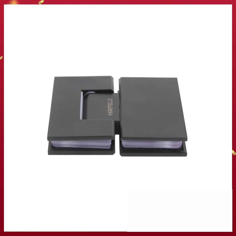 BẢN LỀ KÍNH - KÍNH 180 ĐỘ Màu Đen Hafele 981.77.903 BẢN LỀ KÍNH - KÍNH 180 ĐỘ Màu Đen Hafele 981.77.903
