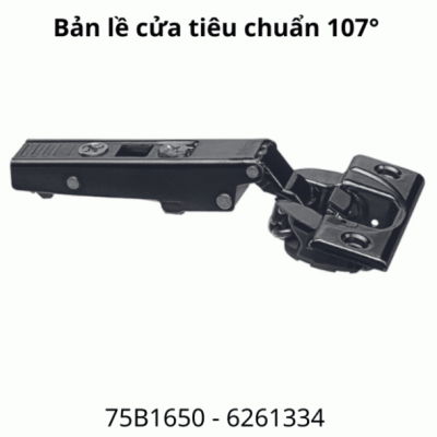Bản lề tích hợp giảm chấn góc mở 107° 75B1650 6261334