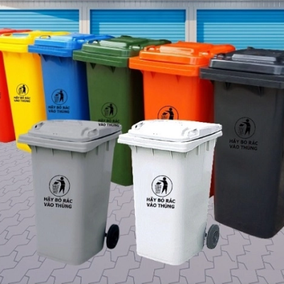 Thùng rác công nghiệp 240 lít - THẾ GIỚI THÙNG RÁC